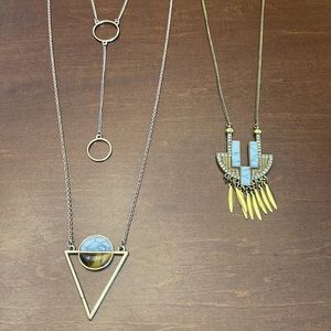 Costume jewelry- 2 necklaces